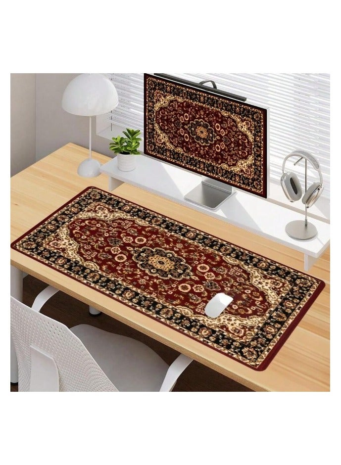Elegant Mousepad With Arabic Carpet Design, Size 900x400 mm - Image 1
