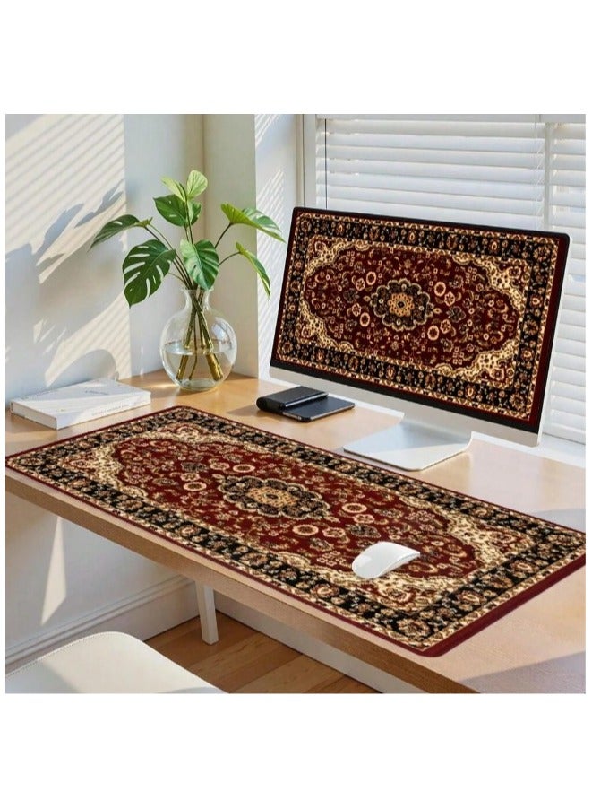 Elegant Mousepad With Arabic Carpet Design, Size 900x400 mm - Image 2