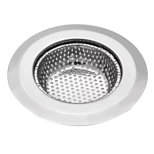 Hian Black Stainless Steel Kitchen Sink Strainer – Square Perforated Drain Filter for Food Waste & Clog Prevention | Rust-Resistant, Easy to Clean (Pack of 1) - Image 1