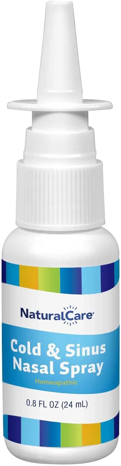 NatraBio NaturalCare Cold  Sinus Nasal Spray Homeopathic Nasal Spray 08 fl oz - Image 2