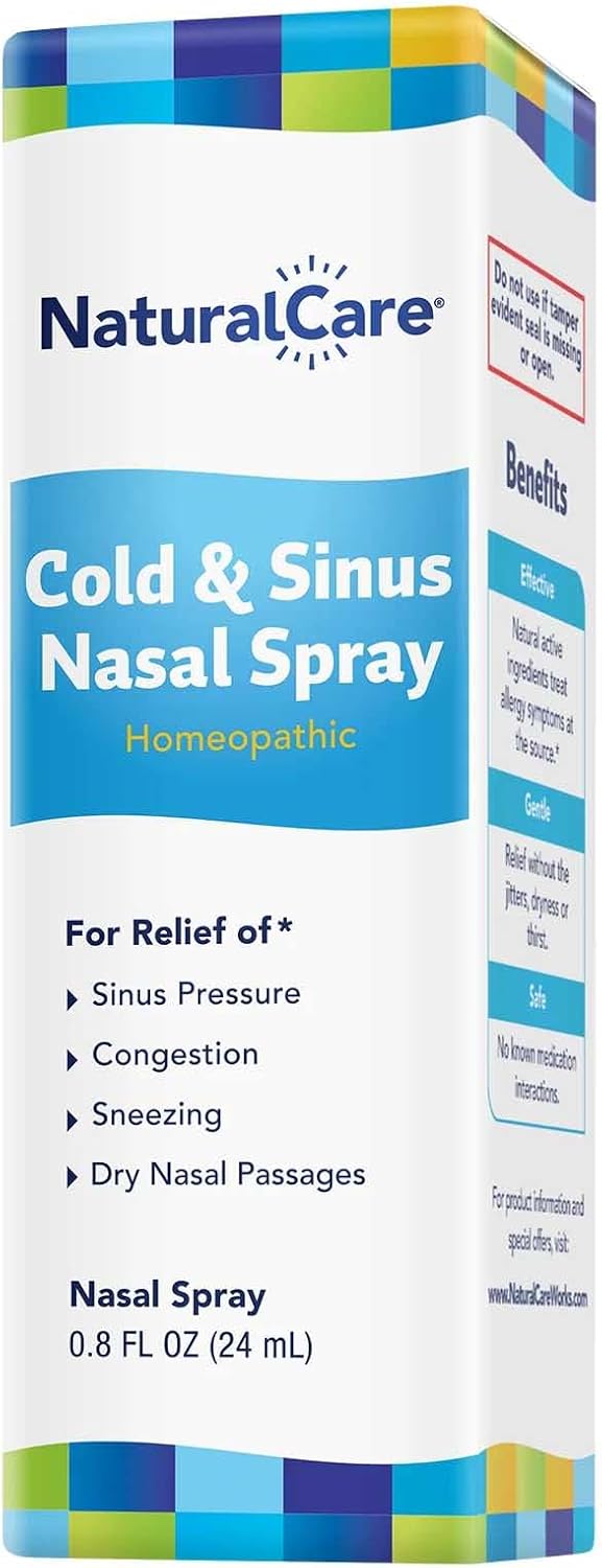 NatraBio NaturalCare Cold  Sinus Nasal Spray Homeopathic Nasal Spray 08 fl oz - Image 4