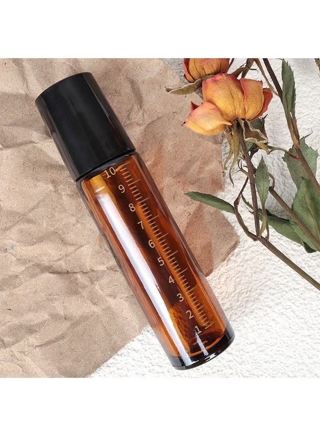 3PCS Essential Oil Roller Bottles, Glass Spray Bottles, 10ml Empty Refillable Glass Dropper Bottles for Skincare - Image 5
