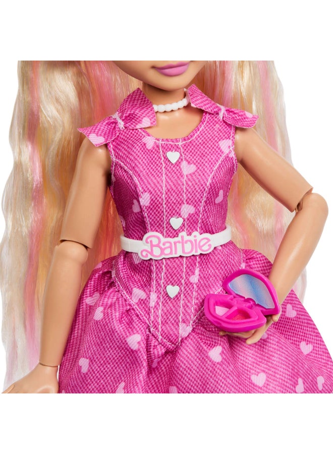 Barbie ​Barbie Dream Besties Barbie “Malibu” Fashion Doll & Accessories, Posable with Blonde Hair & Makeup-Themed Toy Pieces - Image 4