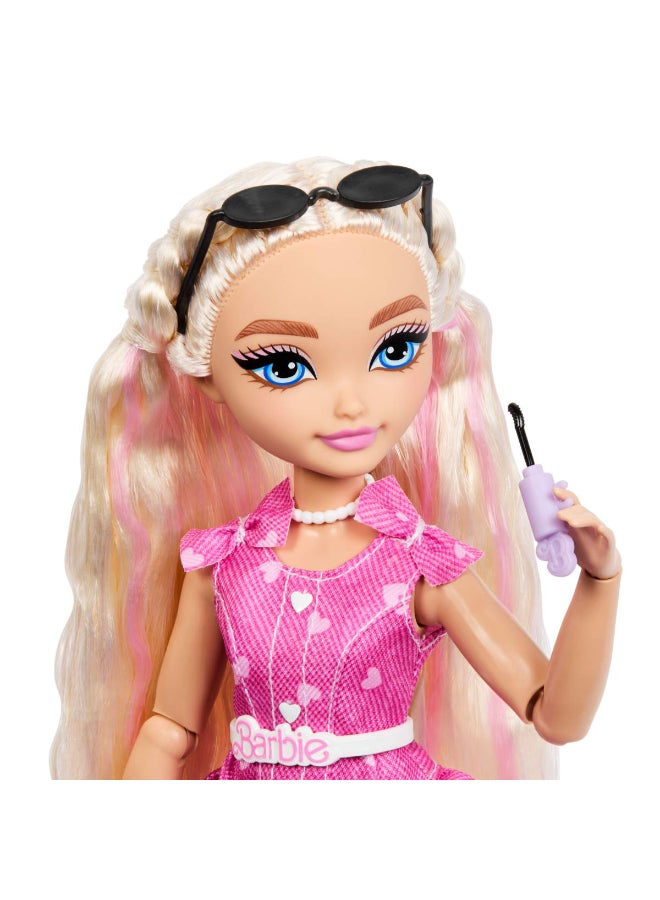 Barbie ​Barbie Dream Besties Barbie “Malibu” Fashion Doll & Accessories, Posable with Blonde Hair & Makeup-Themed Toy Pieces - Image 3
