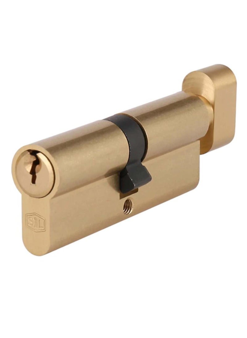 ACE Brass Thumbturn Cylinder Lock Set 80 x 33 x 17mm 