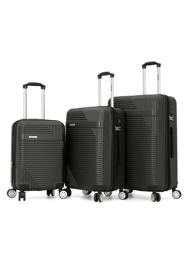 CAPITAL Capital Hardside Luggage Trolley Bag 3 Pieces Set