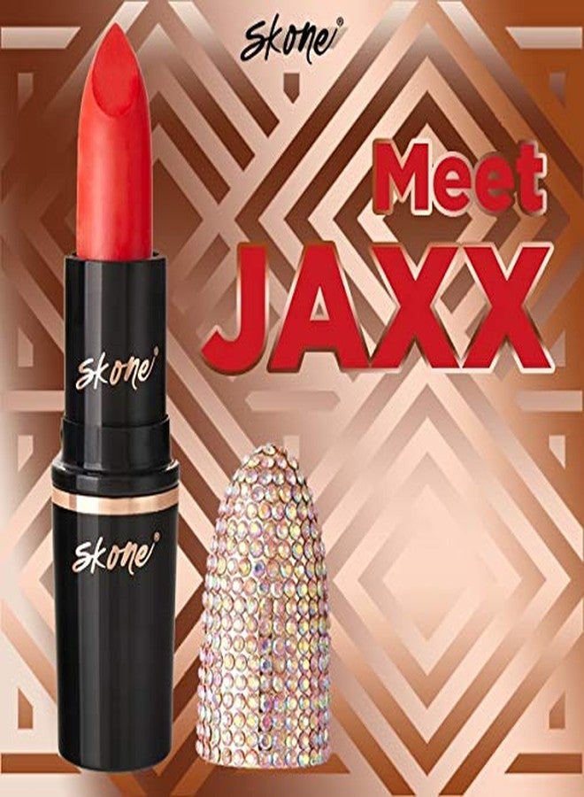 Skone Charm Collection Lipstick, Vegan, Jaxx Starburst Red - Image 3