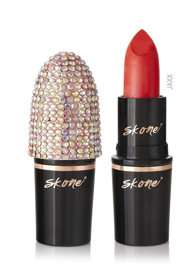 Skone Charm Collection Lipstick, Vegan, Jaxx Starburst Red - Image 1
