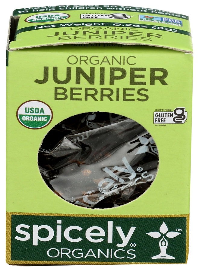 SPICELY Organic Juniper Berries, 0.2 OZ - Image 1