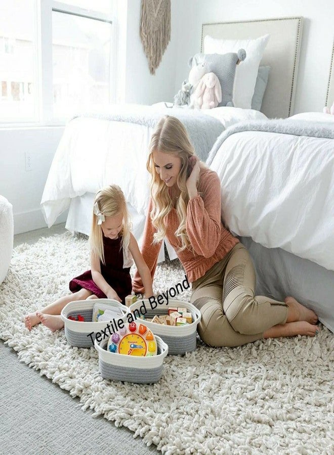Textile and Beyond مجموعة من 5 قطع من أدوات تنظيم ديكورات بوهيمية من Textile and Beyond، تتضمن صندوق تخزين صغير من الحبال، ورف كتب، وسلة زراعة فواكه من الجوت، وحقيبة قماش للغسيل، وحقيبة هدايا للألعاب، وصينية أطفال، ومنظم دلو لغرفة المعيشة والمطبخ والحمام. 1.1 - Image 2