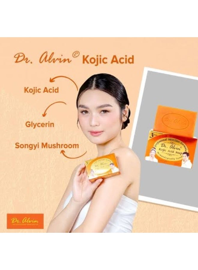Dr. Alvin Kojic Acid Soap 135g – Skin Brightening Cleanser for Dark Spots, Uneven Tone & Smooth Skin - Image 5