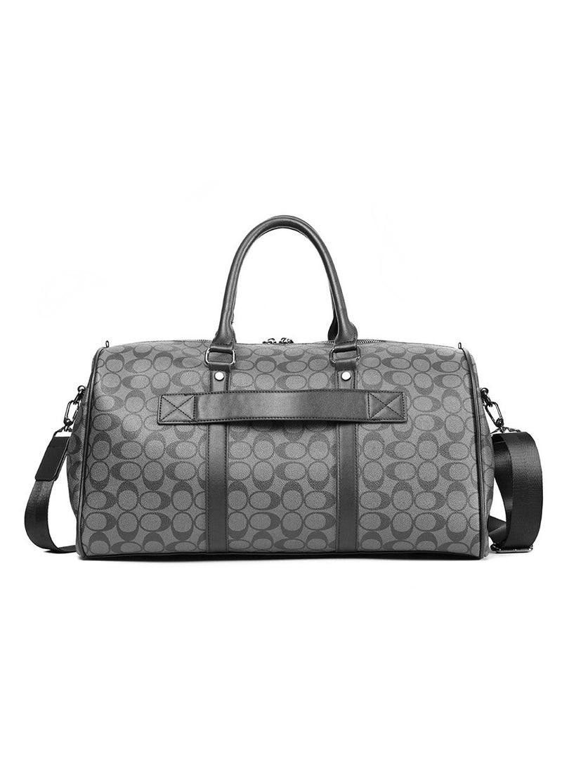 AVHUGOO Large-capacity PU travel duffle bag for men and women weekender bag durable carry-on bag for daily use and outdoor travel - Image 2