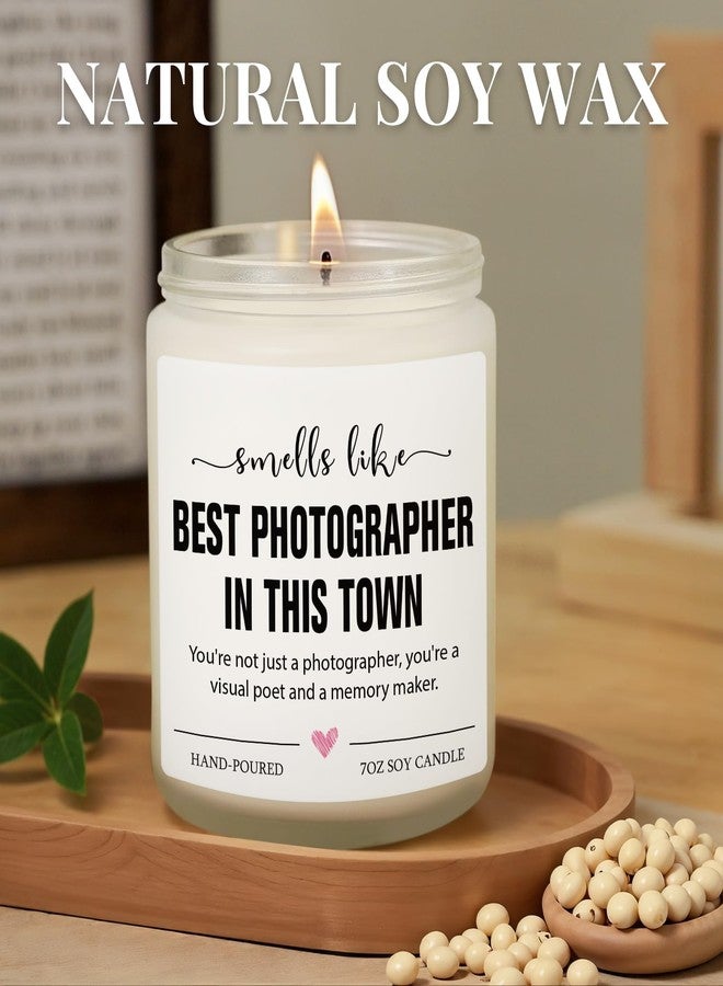 Hudiegify Best Photographer Gifts for Women Men, Photography Gifts for Photographers, Camera Lovers, Photography Accessories, Graduation, Wedding Photographer Lavender Scented Candle - Image 4