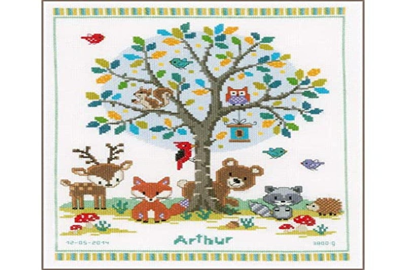 Vervaco Counted Cross Stitch Kit in The Woods 112 x 14