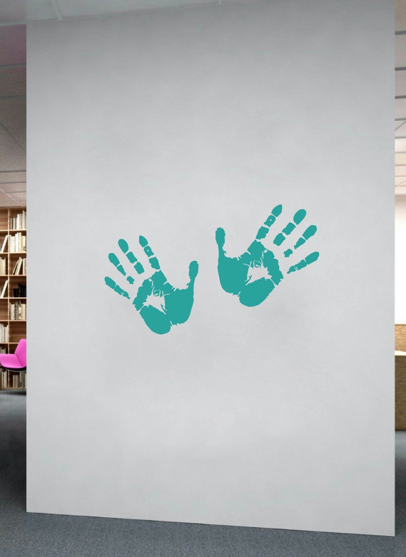 Spoil Your Wall Paint Palm Print Wall Decal - Wall Arts Home Décor - Wall Sticker - 60x70 cm by Spoil Your Wall  - Image 2