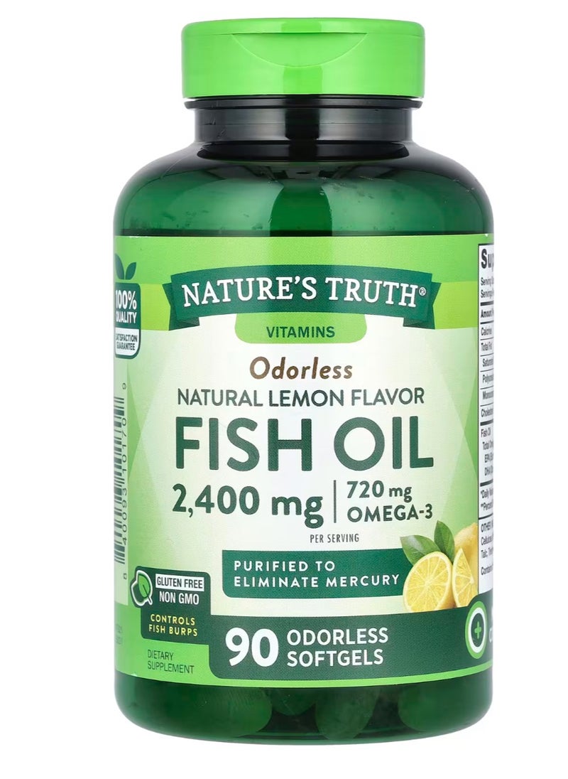 Natural Lemon Flavor, Fish oil, 2400mg, 90 Capsules - pzsku/ZF3D9A66EC916478BC6EFZ/45/_/1722165613/e68eaac0-14f4-422b-a511-62a655f52a24