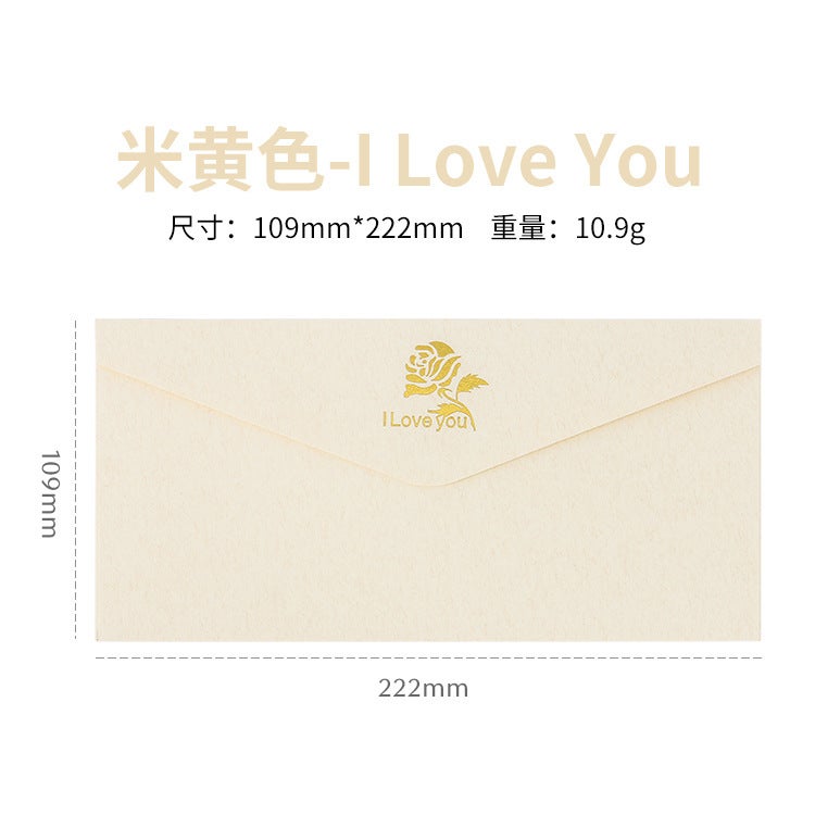 B2/B3 Retro Color Foil Western Blank Liner Envelope Business Invitation Letter Kraft Paper with Logo, Thickened - Image 1