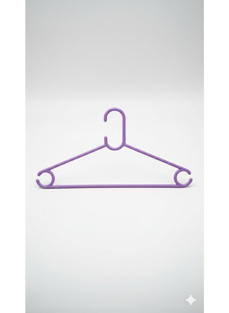 FAVELA Multi-purpose plastic clothes hanger – modern and durable design – light purple color - Image 1