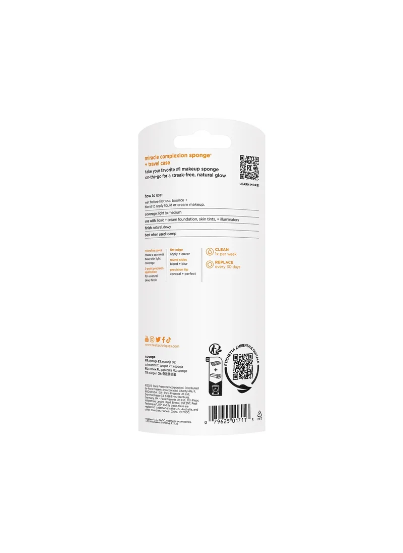 REAL TECHNIQUES Miracle Complexion Sponge + Case - SR