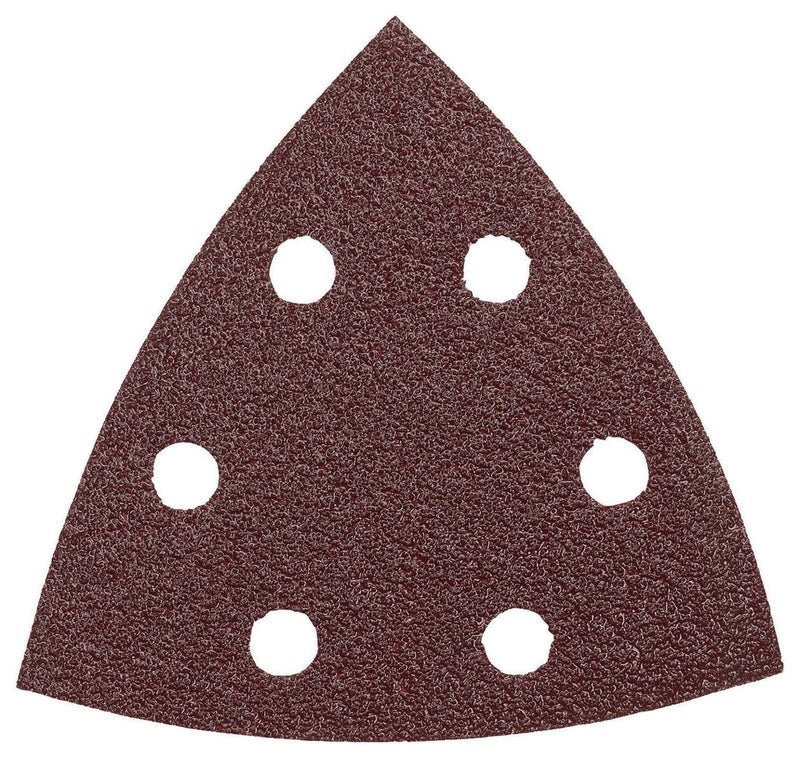 BOSCH SDTR120 334 in 120 5Piece Grit Detail Sander Abrasive Triangles for WoodBrown