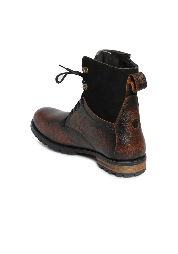 Bacca Bucci Brown Tron Boots for Men | Best Price UAE