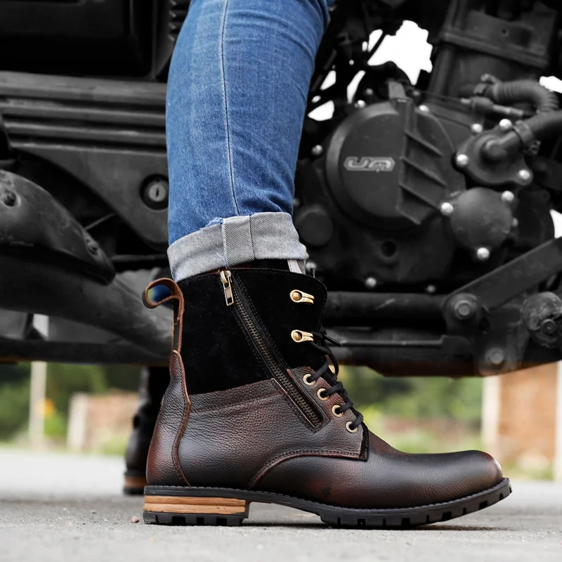 Bacca Bucci Brown Tron Boots for Men | Best Price UAE