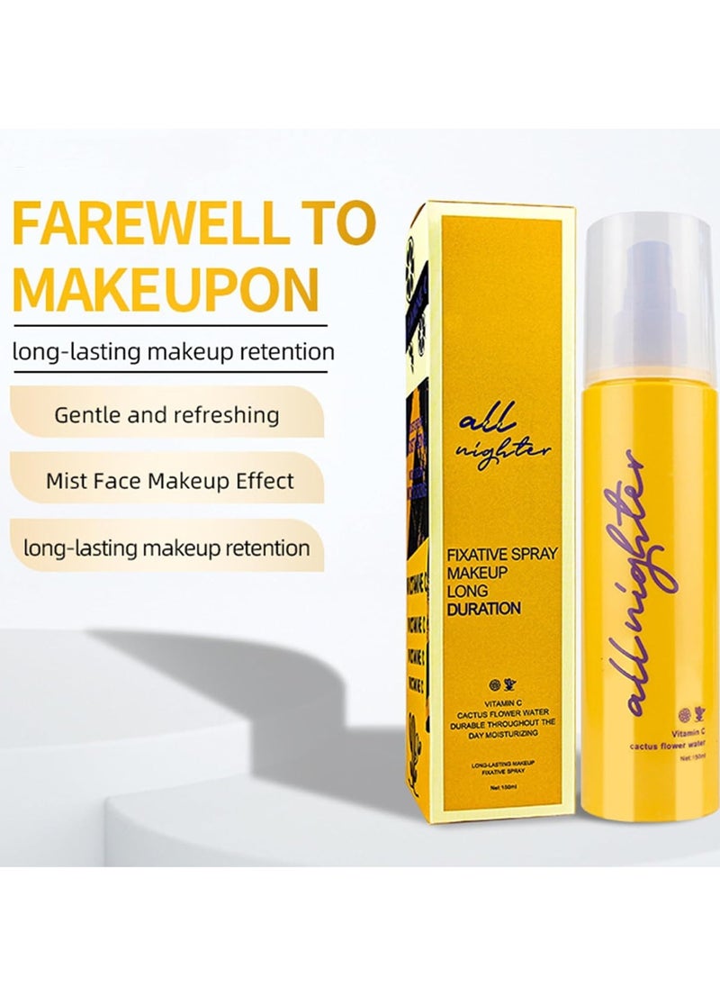 Generic - Matte Makeup Setting Spray 150ml - Long-Lasting Vitamin C Enriched Face Mist, Oil Control & Lightweight Hydrating Fixing Spray with Ultra-Fine Matte Finish - Image 1