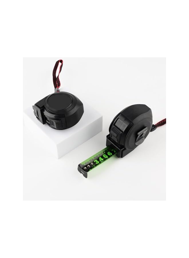 promass Fluorescent Steel Tape Measure, 5M Measuring Tape, Thick Wear Resistant Metric Tape Measure, Retractable Tape Measure, Tools for Professionals and Homeowners (1pcs 5M) - Image 4