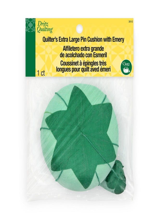 دريتز وسادة دبابيس Dritz Quilting Dritz كبيرة جدًا بنقشة الطماطم والفراولة، قطعة واحدة، ألوان متنوعة: أخضر نعناعي، أصفر أو وردي فاتح، مقاس 4 بوصات - Image 1