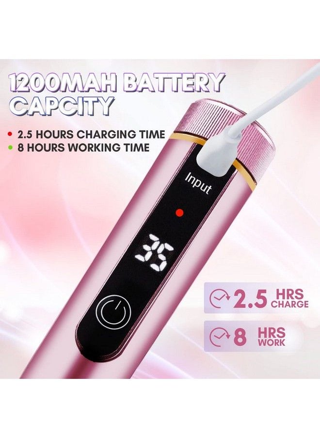 MAKARTT - Cordless Nail Drill 35000Rpm Rechargeable Electric Nail File Ellsee Portable E Filer Professional Manicure Kit For Acrylic Nails Gel Polish Remove With 6Pcs Nail Drill Bits Nail Tech Home Diy - Image 1