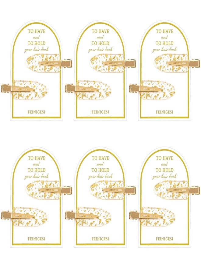 FEINIGESI No Bend Glitter Hair Clips - Creaseless Setting Clips for Bridesmaid Gift, Proposal Box, Makeup Styling, and Sectioning - Image 1