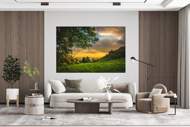 Print Panda Fabulous Landscape Wall Poster for Home Decor, Living Room, Bed Room, Kids Room, Play Room, Restaurant, Hotel (Self Adhesive Vinyl, Water Proof) (R030) (3 ft x 2 ft) - Image 2