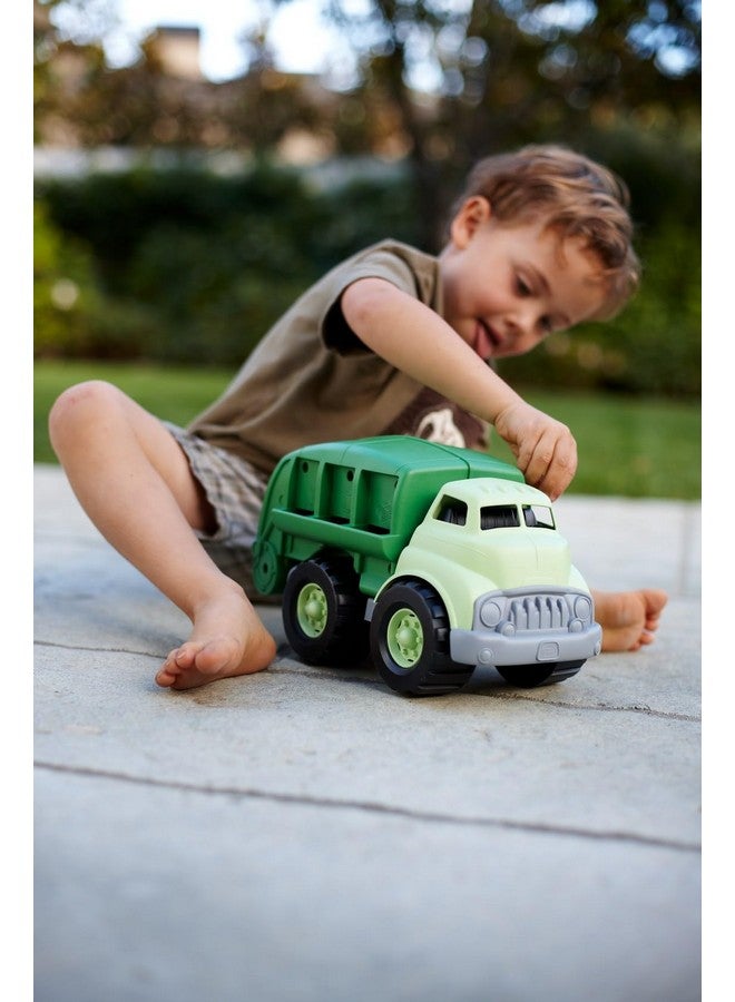 Green Toys Green Toys Recycling Truck in Green Color - BPA and Phthalates Free Garbage Truck for Improving Gross Motor, Fine Motor Skills. Kids Play Vehicles  - Image 3