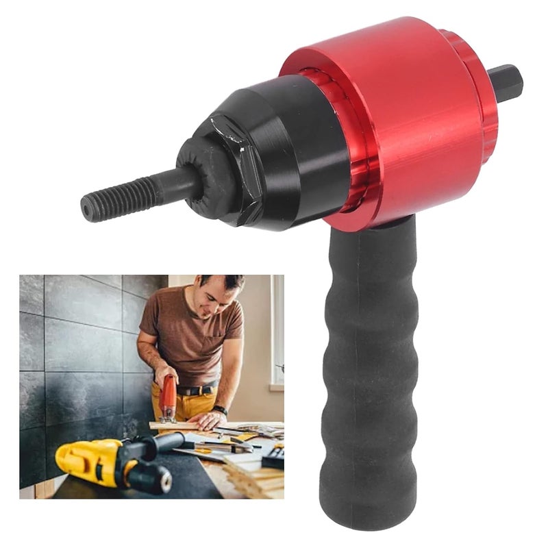 klarako Nut Gun Adapter Rivet Nut Drill Converter Attachment Tool Kit Manual Automatic Nut Gun Adapter Clutch Type Automatic Nut Gun Adapter Nut Tip Adapter - Image 1