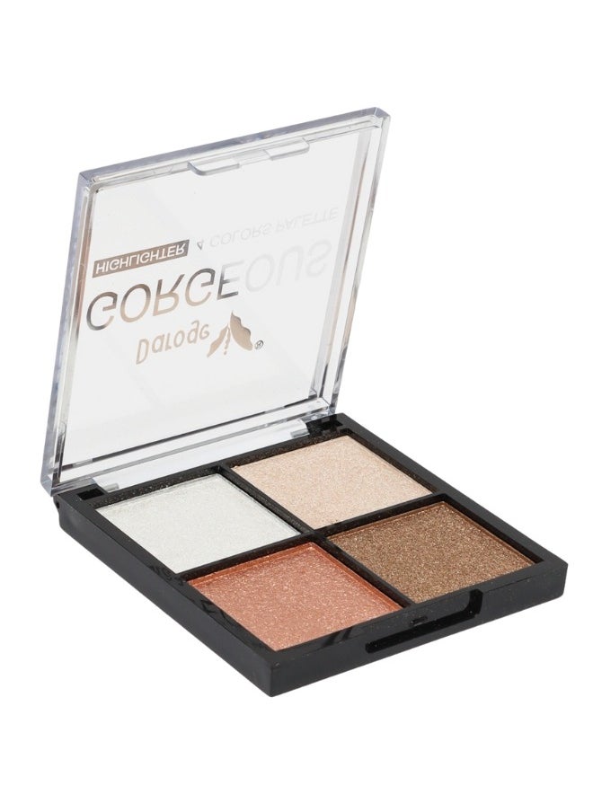daroge Highlighter Makeup Palette - 4 Color  - Image 1