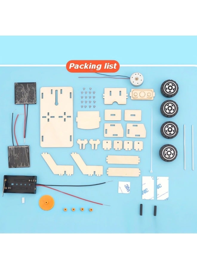 Solar Car Model Kits to Build Science kit Science Experiment Kit for Applicable to Youth Age Robotic Stem Project Build,Educational DIY STEM Set - Image 2