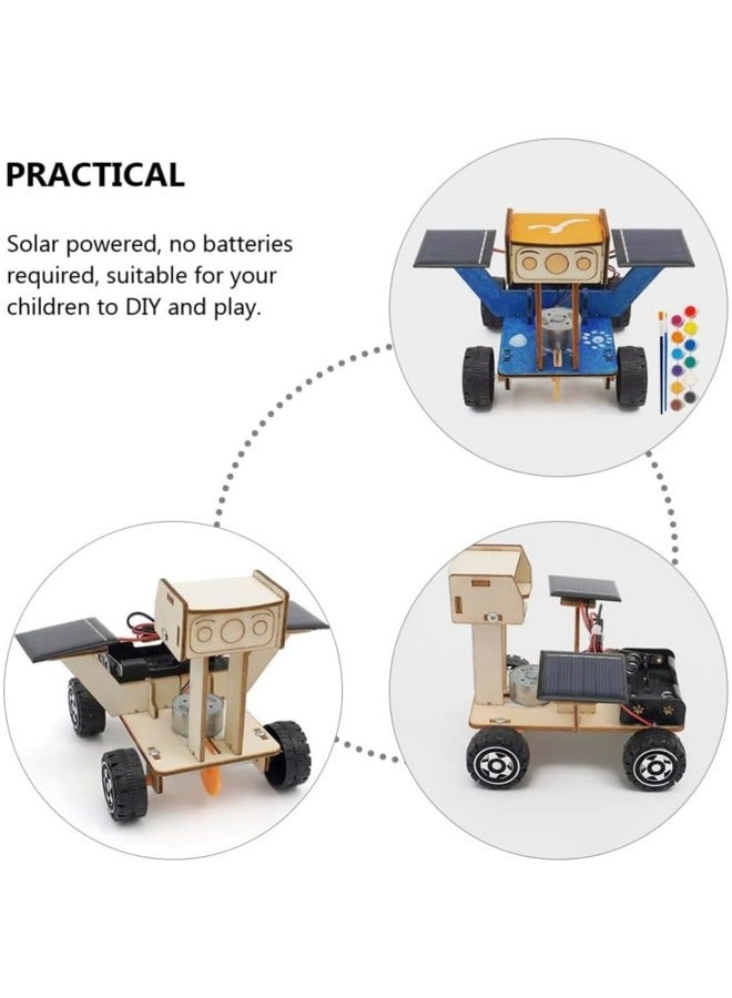 Solar Car Model Kits to Build Science kit Science Experiment Kit for Applicable to Youth Age Robotic Stem Project Build,Educational DIY STEM Set - Image 4