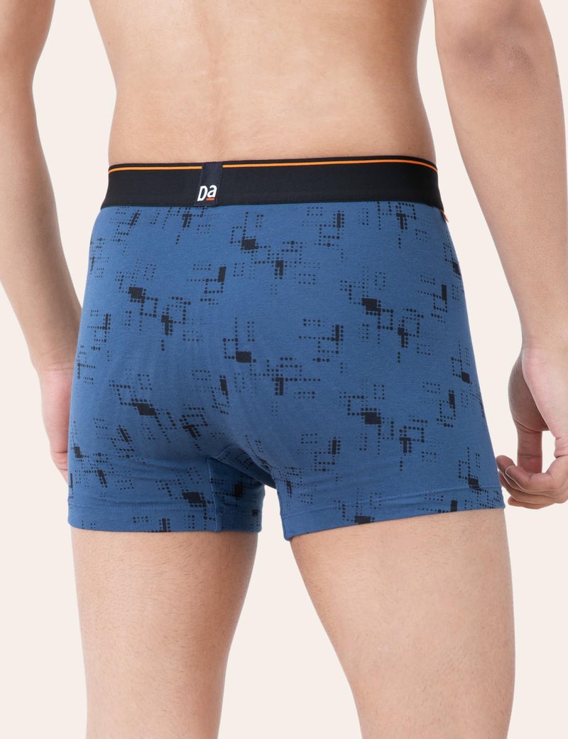 DAMENSCH Men's Deo-Cotton Deodorizing Trunk- Pack of 1- Marbled Blue- Large - Image 5