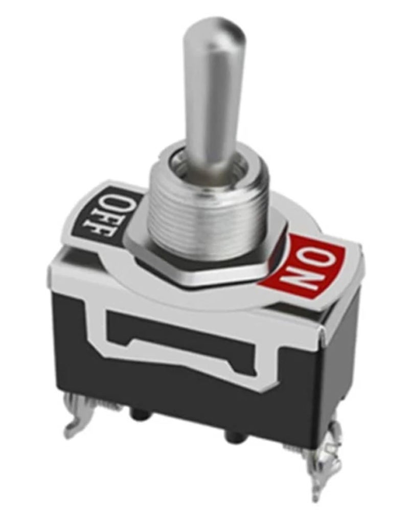 مفتاح نحاسي ثقيل ذو مزلاج 15 أمبير 220 فولط تشغيل إيقاف تشغيل وضعين برتقالي - Image 3