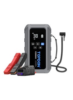 Topdon Topon 2200A Jump Starter for 8L Vehicles with Air Compressor 5 in 1 Power Bank, Flash Light with Digital Display Fast Charging  - Image 1
