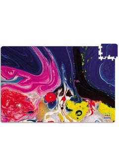 Webby Webby Abstract Colourful Blending Wooden Jigsaw Puzzle, 252 Pieces  - Image 3