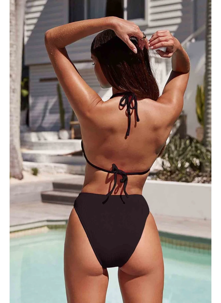 Angelsin Stylish High Waist Bikini Bottom