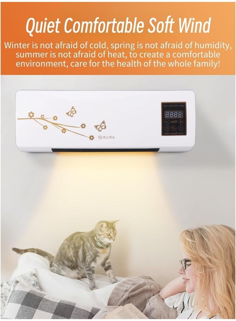 NEXORA SR Portable Heater And Air Conditioner Combo Wall Mounted Desktop 2in1 Electric Heater Air Conditioner - Image 3