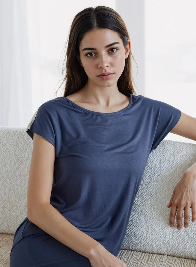 سبلاش فيڤ طقم بيجامة بدانتيل