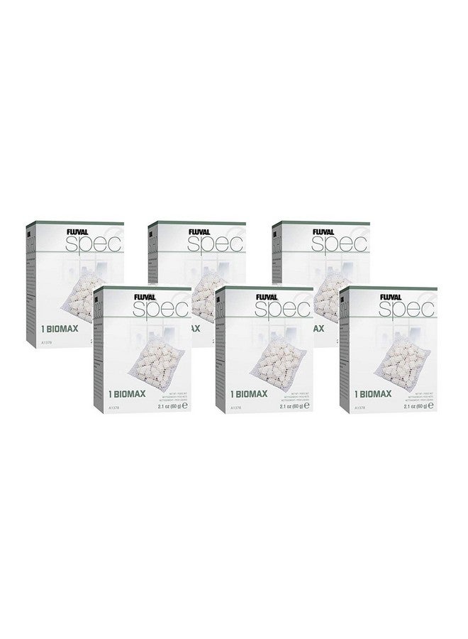 مجموعة Fluval Spec المكونة من 6 قطع من وسائط ترشيح أحواض السمك Biomax