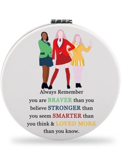 SEIRAA SEIRAA Heathers Musical Pocket Mirror Heathers Musical Gifts Heathers Musical Makeup Mirror Heathers Musical Merchandise (Green Red Yellow Gril) 