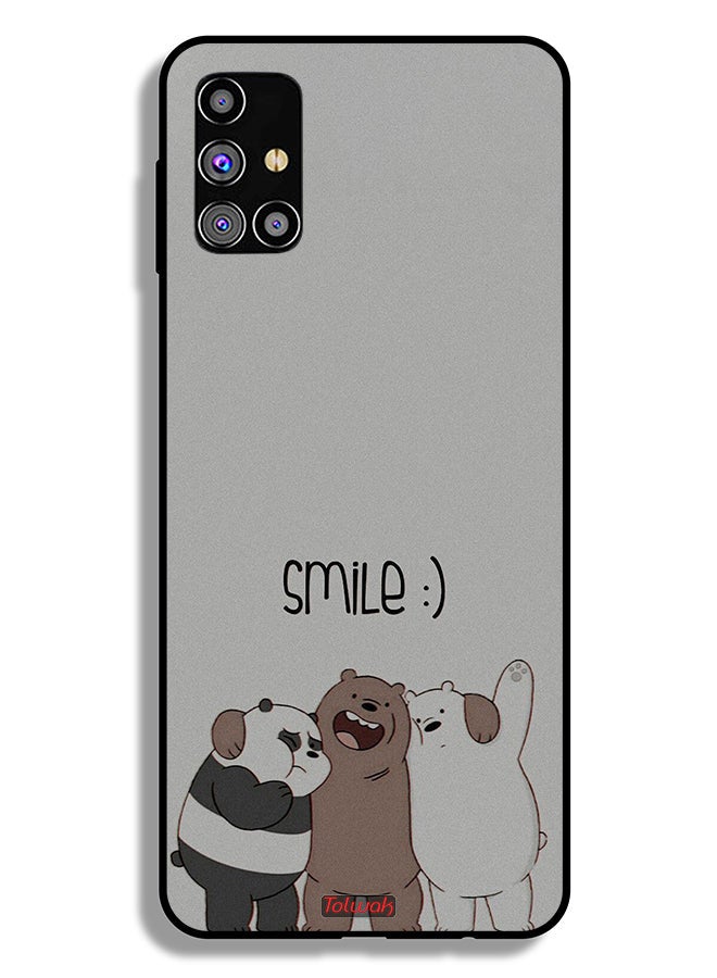 Tolwak Samsung Galaxy M31s Protective Case Cover Friends Smile - Image 2