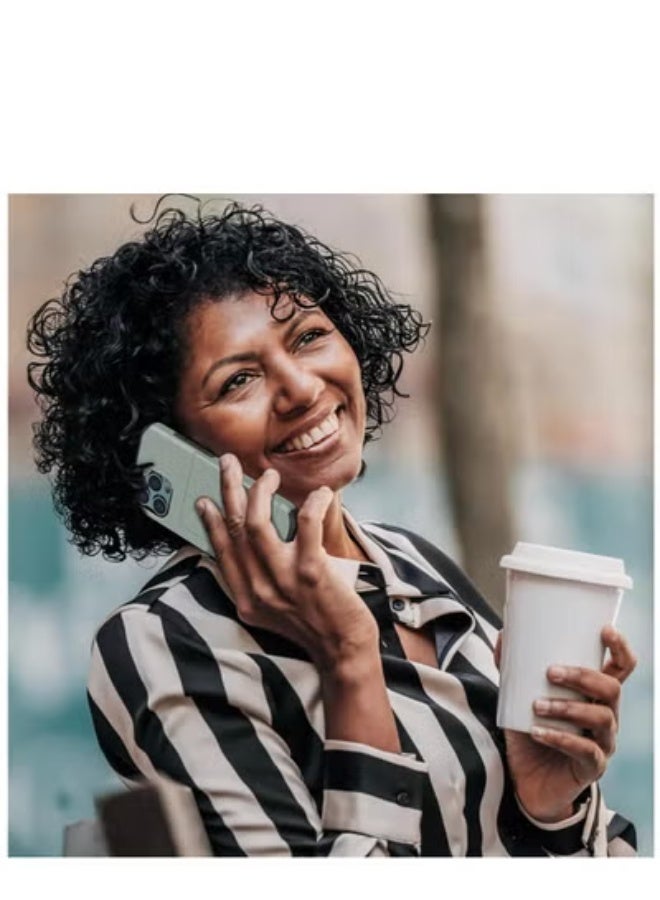 GULFLINK iPhone 15 Pro Case with Card Holder Heavy Duty Protective Dual Layer Shockproof Hidden Card Slot Wallet Case Green - Image 5