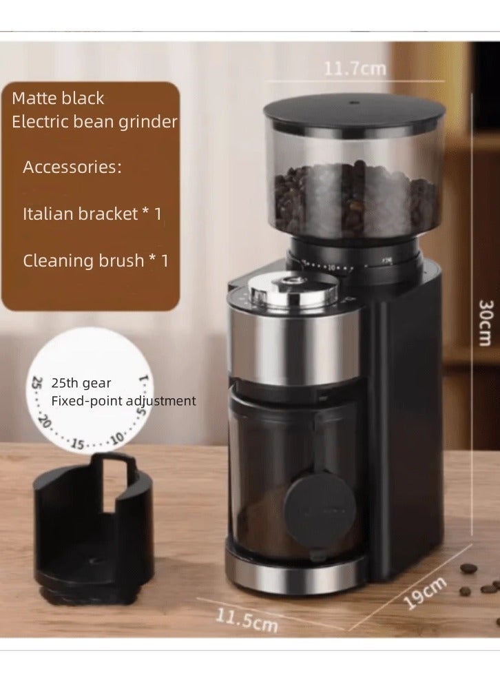 Electric coffee grinder, adjustable with 25 speeds for coarse and fine adjustment  - Image 5