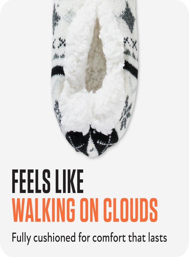 سوف سول جوارب سوف سول النسائية للتدفئة، رمادي/أبيض/أخضر، مقاس متوسط (زوجان) - Image 3